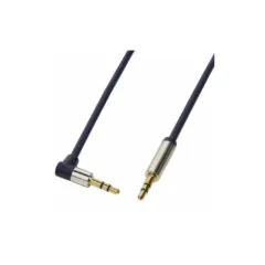 CA11150 1.5m 3.5AUDIO CBL STEREO 90° angled M M BLUE LOGILINK