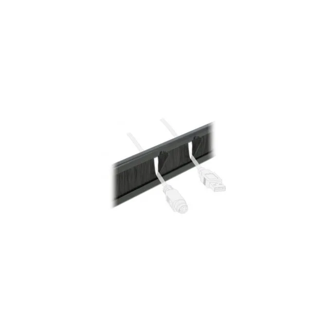 Cable management brush strip - 19' cable guide — image 3