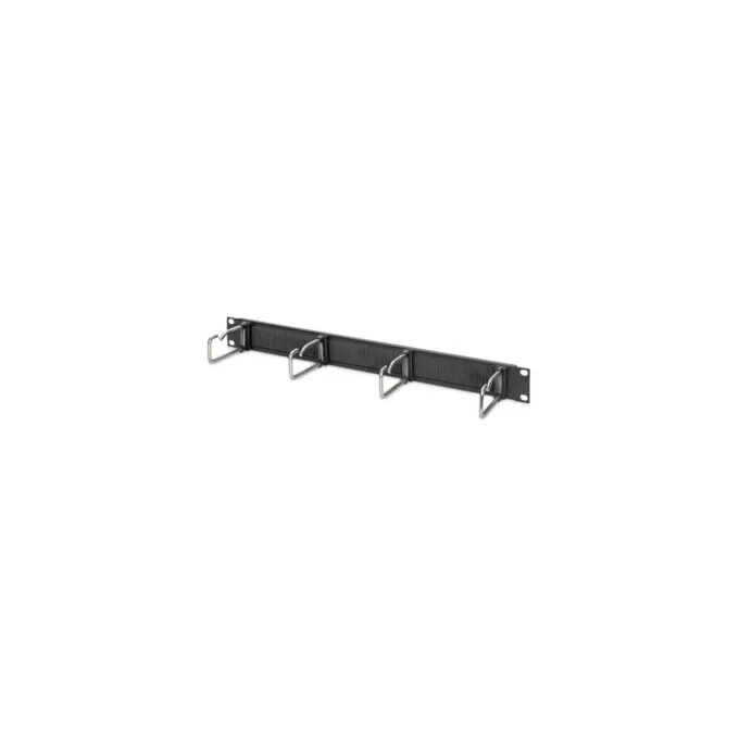 Cable management panel with steel brackets and brush strip for 483 mm (19') cabinets, cable management — image 2