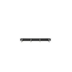 Cable management panel with steel brackets and brush strip for 483 mm (19') cabinets, cable management