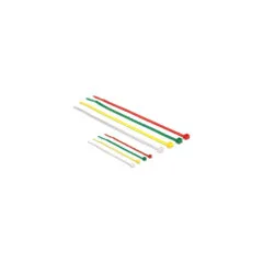 Cable ties colored, 2x100 pieces