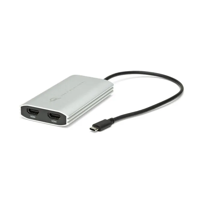 CADPDL2HDMI - 0.26 m - USB Typ-C - 2 x HDMI - Männlich - Weiblich - Gerade — image 1