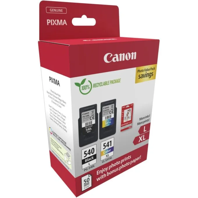 Canon Ink - 5224B012 - PG-540L CL-541XL 2-pack (Black) incl. Photo Paper — image 2