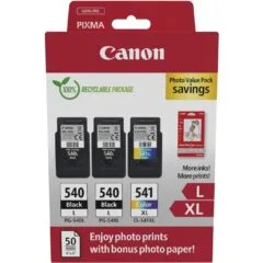 Canon Ink - 5224B015 - PG-540L CL-541XL 3-pack (2xBK Color) incl. Photo Paper