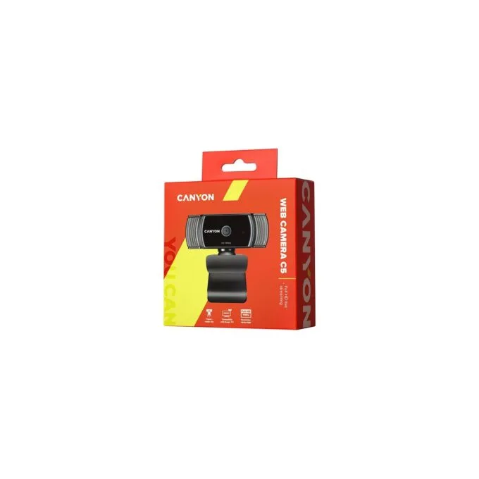 Canyon C5 CNS-CWC5 Full HD 1080p Webcam Black — image 3
