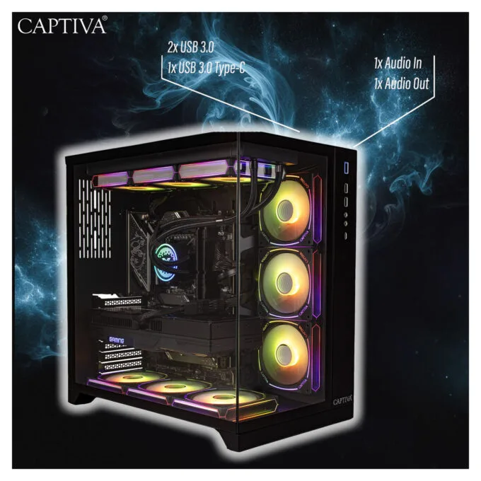 Captiva PC Highend Gaming I90-064 i9-14900KF 64GB 2TB SSD RTX 5070 Win 11 — image 13