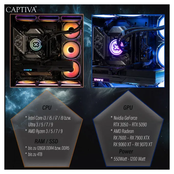 Captiva PC Highend Gaming I90-064 i9-14900KF 64GB 2TB SSD RTX 5070 Win 11 — image 14
