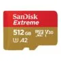 CARD 512GB SanDisk Extreme MicroSD with Adapter - Up to 190 MB/s