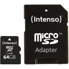 CARD 64GB Intenso - 3413490 - 64GB microSD
