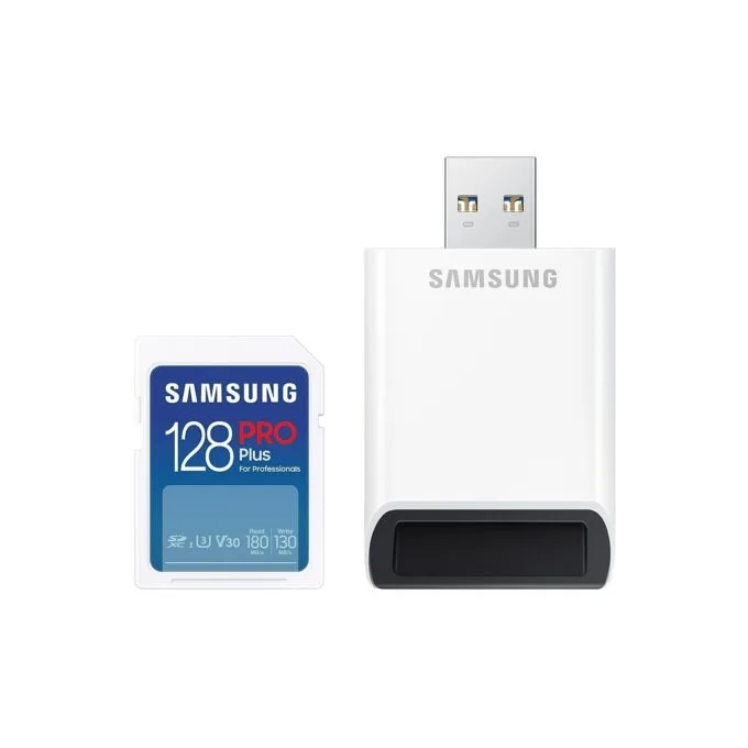 CARD Card 128GB Samsung XC PRO Plus - XC PRO Plus - 128GB (2023) CL10 Reader — image 1