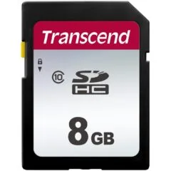 CARD Card 8GB Transcend SDHC - SDC300S - SD Card, 8GB, SDHC, Transcend