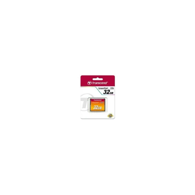 CARD CF 32GB Transcend - Black, CompactFlash 32GB, 133x — image 1