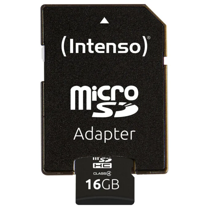 CARD Dig Z MicroSDHC 16GB Intenso C4 21MB s inkl.SD Adapter — image 3