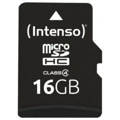 CARD Dig Z MicroSDHC 16GB Intenso C4 21MB s inkl.SD Adapter