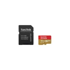 CARD EXTREME MICROHC 32GB - MicroSDHC, UHS-I, 100 MB/s, Class 3 (U3) - Gold. Red