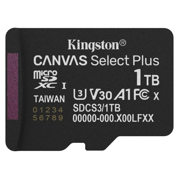 CARD Kingston 1TB microsdxc Canvas Select Plus Gen3 150MB s A1 Card + Adapter — image 4