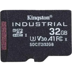 CARD Kingston Industrial microSD - 32GB - 100MB/s