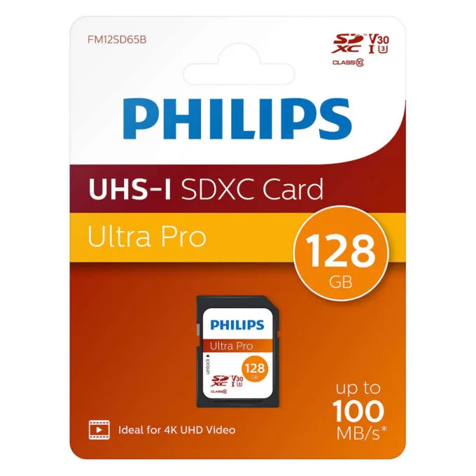 CARD Philips sdxc Card 128GB Class 10 UHS-I U3 V30 A1 — image 2