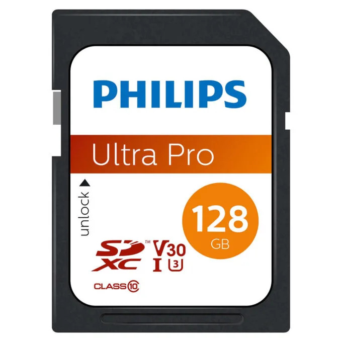CARD Philips sdxc Card 128GB Class 10 UHS-I U3 V30 A1 — image 1