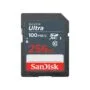 CARD SANDISK ULTRA 256GB XC - Black, SDXC, Class 10, UHS-I, 100 MB/s