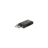 CardReader DeLock USB3.2 SD microSD SDHC microSDHC SDXC microSDXC Black
