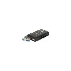 CardReader DeLock USB3.2 SD microSD SDHC microSDHC SDXC microSDXC Black