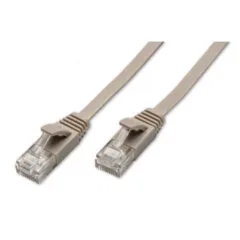 Cat6a Patch Cable - 5m Gray RJ45 Ethernet Cable, 10 Gbps, Gold-Plated Connectors