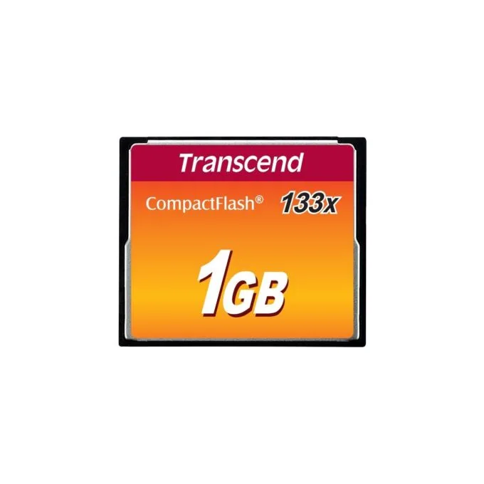 CF Card 1GB Transcend MLC Memory Card 133x — image 1