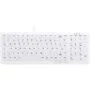 CHERRY ACTIVE KEY AK-C7000 - Corded USB Medical Keyboard, Scissor Keys, QWERTZ German, White