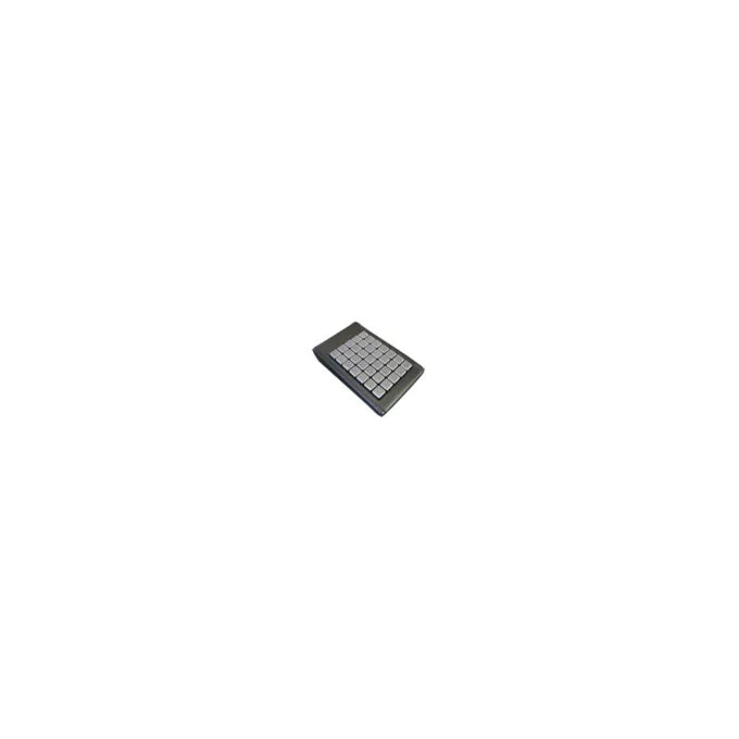Cherry Active Key AK-S100-UW-B - 35-Key Programmable Mini USB Keyboard - Black/Silver, Built-in Memory — image 1