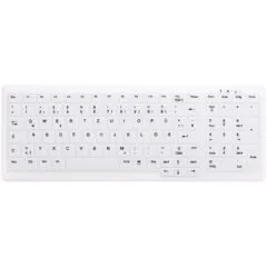 CHERRY Active Key MTA AK-C7000 - Wireless 2.4 GHz Scissor Keyboard - German QWERTZ, Medical-grade White