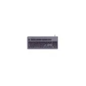 CHERRY G80-3000 LSCDE-2 - Full-Size Wired USB+PS/2 Keyboard, Black, 105 Keys