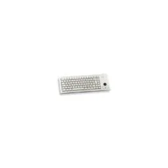 CHERRY G84-4400 LPBEU - Full-size Wired PS/2 Keyboard with Trackball - Grey