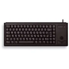 Cherry G84-4400 - Wired USB Full-Size Keyboard with Trackball, 84 Keys, QWERTZ German, Black