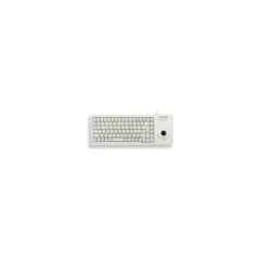 CHERRY G84-5400 Corded EU-Layout Trackball Keyboard - G84-5400 - Light Gray, USB
