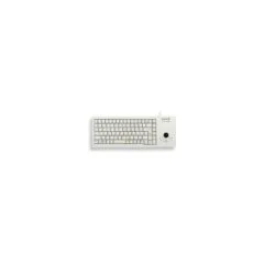 Cherry G84-5400LUMDE-0 Trackball Keyboard - Wired USB, Full-size (100%), QWERTZ German Layout, Grey