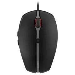 Cherry Gentix 4K Wired Mouse - JM-0340-2 - Ambidextrous, 3600 DPI, 6 Programmable Buttons, Black