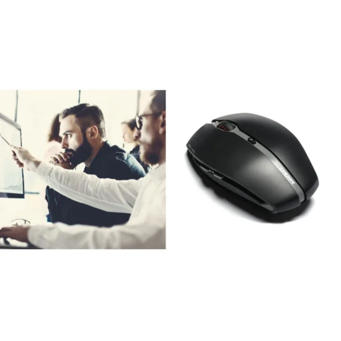 Cherry Gentix 4K Wired Mouse - JM-0340-2 - Ambidextrous, 3600 DPI, 6 Programmable Buttons, Black — image 4