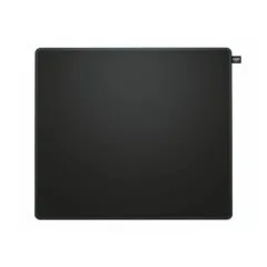 CHERRY GP5 - Large Black Gaming Mousepad (460×400×4 mm) - Fabric Surface, Non-slip Rubber Base, Washable