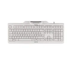 Cherry KC 1000 SC Keyboard - JK-A0100DE-0 - Wired USB, German QWERTZ, Full-size (100%), Grey