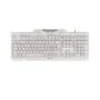 Cherry KC 1000 SC Keyboard - JK-A0100DE-0 - Wired USB, German QWERTZ, Full-size (100%), Grey