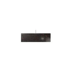 CHERRY KC 6000 SLIM - JK-1600DE-2 - Ultra-flat Wired USB German QWERTZ Full-size Keyboard, Black
