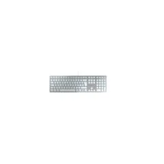 Cherry KC 6000C for Mac - JK-1620DE-1 - Wired USB-C Full-Size Scissor Keyboard, German QWERTZ, Silver