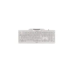 CHERRY KC1000 SC - Wired Full-Size Swiss (CH) Layout USB Keyboard - Grey, Smartcard