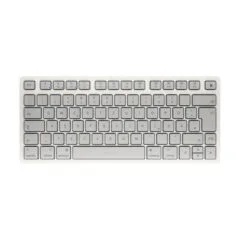 CHERRY KW 7100 Mini BT - 75% Mac Keyboard, Cherry SX Switches, Bluetooth 5.1, German QWERTZ ISO, White