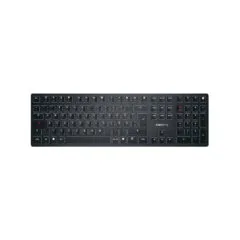 CHERRY KW X ULP - Low-Profile Cherry MX Mechanical Keyboard - Black, German QWERTZ, USB/BT/2.4G, LED Backlight