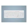 Cherry Medical Active Key AK-C7012 - Wired USB Medical Keyboard, White, German Layout, Backlit, Spill-Resistant