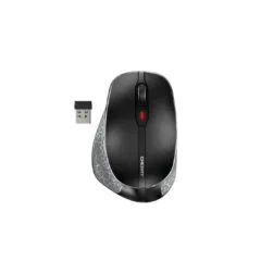 Cherry MW 8C ERGO - JW-8600 - Ergonomic Right-Hand Wireless Mouse, Black/Grey, 3000 DPI, 2.4GHz & Bluetooth, USB-C Rechargeable