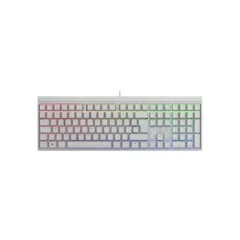 CHERRY MX 2.0S RGB - Wired Mechanical Keyboard - White, German QWERTZ, Cherry MX Brown, Per-Key RGB