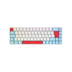 CHERRY MX-LP 2.1 Compact Wireless Keyboard - 65% 2.4GHz + Bluetooth 5.2, Low-Profile Mechanical, RGB, White